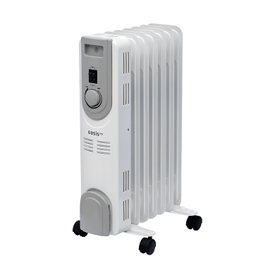 Радиатор масляный Oasis Pro OS-15 (1.5 кВт, 7 секций, 15 м2)