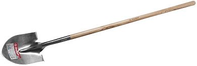 Лопата штыковая из нержавеющей стали, дерев. черенок "Профессионал" (4-39429) ЗУБР