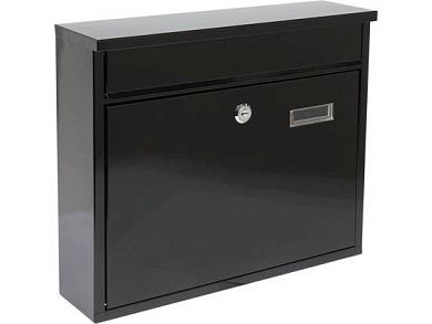 Ящик металлический почтовый 310х360х100мм черный (78575) VOREL