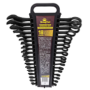Набор ключей комбинированных 18пр. (8-19, 21, 22, 24, 27, 30, 32мм)(KT-5181MP BLACK) KINGTUL