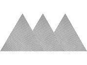 Сетка абразивная треугольная HARD 28см Р100 (3шт.)(YT-84612) YATO