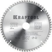 Диск пильный 210х30х64Т по алюминию "Multi Material" (36953-210-30) KRAFTOOL