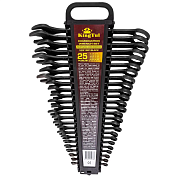 Набор ключей комбинированных 25пр. (6-28, 30, 32мм)(KT-5261MP BLACK) KINGTUL