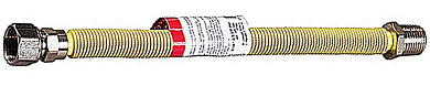 Подводка-сильфон для газа, растяжная, нержавеющая сталь, г/ш 1/2" - 0,5-1м (51007-G/S-050-100) ЗУБР