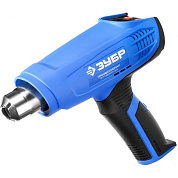 Фен технический ФТ-П2000 М2Д (2000Вт, 2 режима, 60-800С, ЖК-дисплей, кор.) "Профессионал" ЗУБР