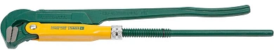 Ключ трубный рычажный, кованый, прямые губки, №2, 1.5" "PANZER-90" (2734-15_z02) KRAFTOOL