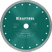 Диск алмазный сегментированный Turbo, 230мм, 22.2мм, 10х2.8мм (36682-230) KRAFTOOL