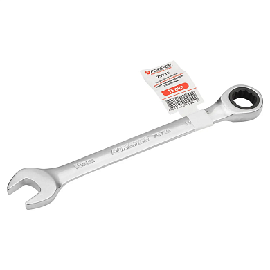 Ключ комбинированный с трещ. 15мм (F-75715) Forsage