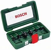Набор фрез ручных с хвостовиком  6мм  6шт., (2.607.019.464) BOSCH