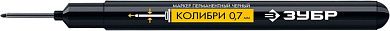 Маркер перм., черный, толщ. письма 0.7-1.0мм, для отверстий "Колибри" (06328-2) ЗУБР