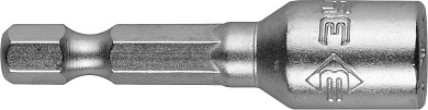 Насадка магнитная с торцовой головкой 6мм, L 45мм, 1/4", 2шт. (26392-06-02) ЗУБР