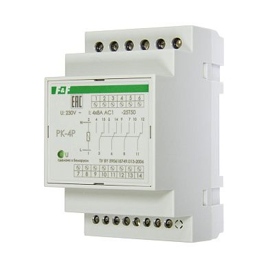 Реле промежуточное электромагнитное PK-4P/230 (EA06.001.026) Евроавтоматика ФиФ