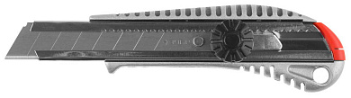 Нож технический, сегм. лезвие, 18мм, метал. корпус "ПРО-18В""Профессионал" (09172) ЗУБР