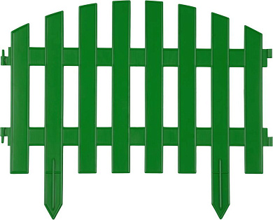 Забор декоративный "АР ДЕКО", 28x300см, зеленый (422203-G) Grinda
