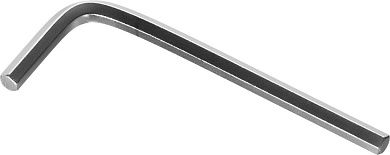 Ключ имбусовый "МАСТЕР", хромованадиевая сталь, хромированное покрытие, 4мм (27453-4) ЗУБР