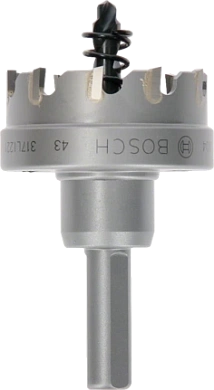 Коронка с твердосплавными напайками 43мм, Endurance for Heavy Metal (2 608 594 147) BOSCH