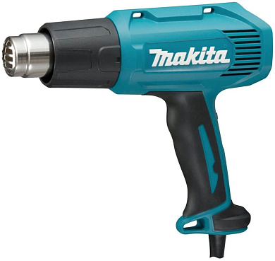 Фен технический HG 5030 K (1600Вт, 2 режима, 350-600С, 4 насадки, чем.) MAKITA