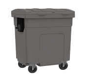 Контейнер пластмассовый хозяйственный для мусора 1100л на колесах (бумага)