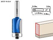 Фреза кромочная с нижним подшип., D= 19мм, раб. длина-25,4мм, хв.-8мм, d-19мм (28727-19-25.4) ЗУБР