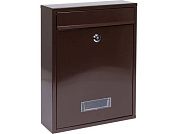 Ящик металлический почтовый 360х260х80мм коричневый (78557) VOREL