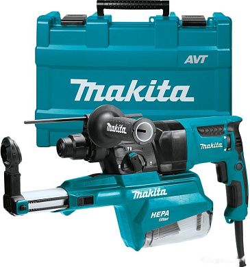 Перфоратор HR 2653 + система пылеудаления (SDS-plus, 800 Вт, 2.9 Дж, чем.) MAKITA