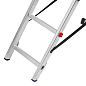 Лестница алюмин., 2х6 ступ, двухсекц., 2520мм, слож.1660х395х95мм, (97906) СИБРТЕХ фото5