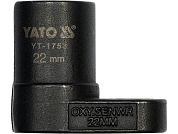 Ключ для лямбда-зонда 22мм CrMo (YT-1753) YATO
