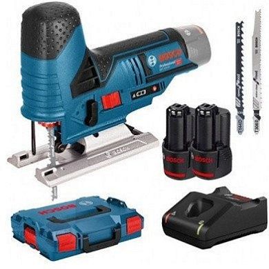 Пила лобзиковая аккум. GST 12V-70 (12.0 В, 2 акк. х 3.0 A/ч, до 70 мм, L-BOXX)(0 601 5A1 005) BOSCH