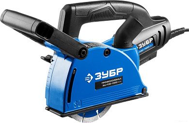 Бороздодел (штроборез) ЗШ-П30-1400 ПСТК (1400 Вт, макс. глуб. 30 мм, диск 125x22.23 мм, чем.) ЗУБР
