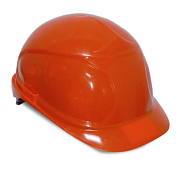 Каска защитная оранжевая EKC new (храповый механизм, пласт. амортизатор)