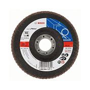 Круг лепестковый 125х22 мм для металла, K60, выпуклый, X551, Expert for Metal (2 608 606 717) BOSCH