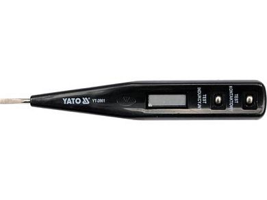 Пробник-отвертка индикаторная LCD (YT-2861) YATO