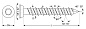 Шуруп по бетону шлиц TX30 Ø 7.5x182 мм хром. золотистый острый 400шт. (4-300480-75-182) ЗУБР фото3