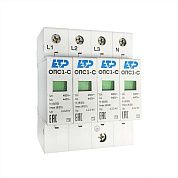 Ограничитель импульсных перенапряжений ОПС1-C 4P (In 20kA Un 400B Im 40kA) 16707 ETP