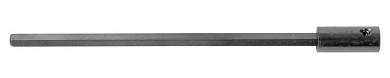 Удлинитель для коронок биметаллических, имбус. ключ, шестигр. хвост. 10мм, 300мм (29539-300) ЗУБР