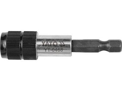 Держатель магнитный быстросъемный для бит 1/4" 60мм (YT-0468) YATO
