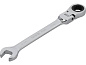 Ключ рожково-накидной с трещоткой,шарнирный 12 мм (YT-1678) YATO фото2