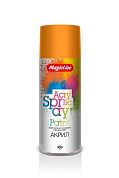 Краска аэрозольная  желто-оранжевая акриловая (265г) MAGICLINE
