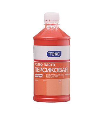 Паста колеровочная универсальная, ТЕКС, №12 персиковая 0.1 л