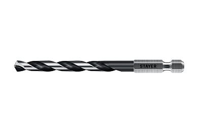 Сверло по металлу ц/х 6.5х62х124 мм, HSS, хв. HEX 1/4", класс A1 "IMPACT READY" (29603-6.5) STAYER