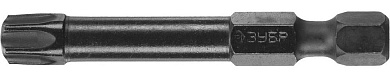 Биты "ПРОФИ" TORX, тип хвостовика E 1/4", T40, 50мм, 2шт, на карточке (26025-40-50-S2) ЗУБР