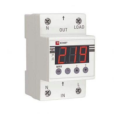 Реле напряжения с дисплеем MRV 63A MRV-63A EKF PROxima
