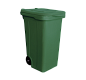Контейнер пластмассовый хозяйственный для мусора 120л (цвета в ассортименте) фото4