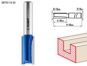 Фреза пазовая прямая, D= 12мм, рабочая длина-25мм, хв.-8 мм (28753-12-25) ЗУБР
