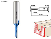 Фреза пазовая прямая, D= 4мм, рабочая длина-13мм, хв.-8 мм (28753-4-13) ЗУБР