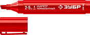 Маркер перм., красный, толщ. письма 2-5мм, клиновидный "МП-300К" (06323-3) ЗУБР