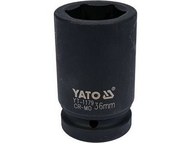Головка ударн. 1" 36мм, L=90мм, 6гр. CrMo (YT-1179) YATO