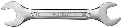 Ключ рожковый 30х32мм, Cr-V (27010-30-32) ЗУБР