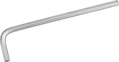 Ключ "ЭКСПЕРТ" имбусовый длинный, Cr-Mo, сатинированное покрытие, HEX 6 (27451-6) ЗУБР