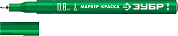 Маркер перм., зеленый, на основе жидкой краски, толщ. письма 0.8мм "МК-80" (06324-4) ЗУБР
